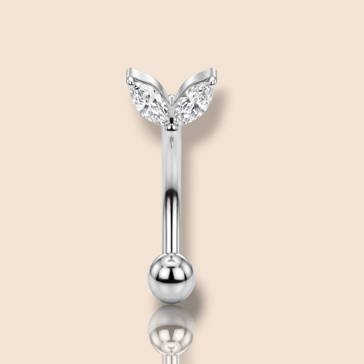 Leaflet Curved Barbell