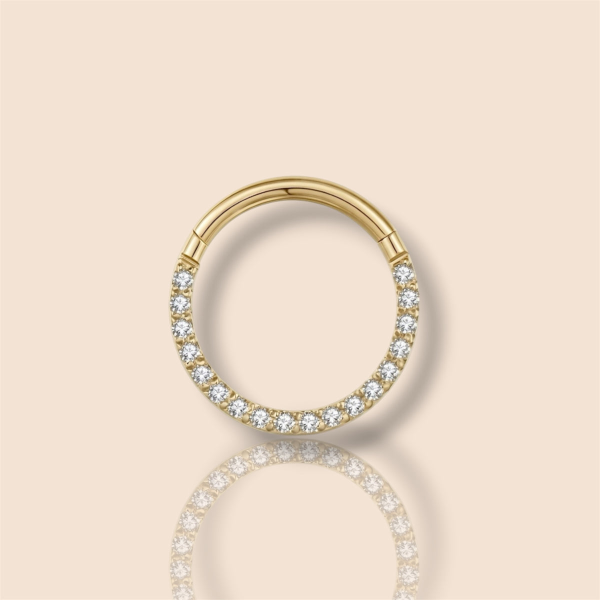 hoop pave thin