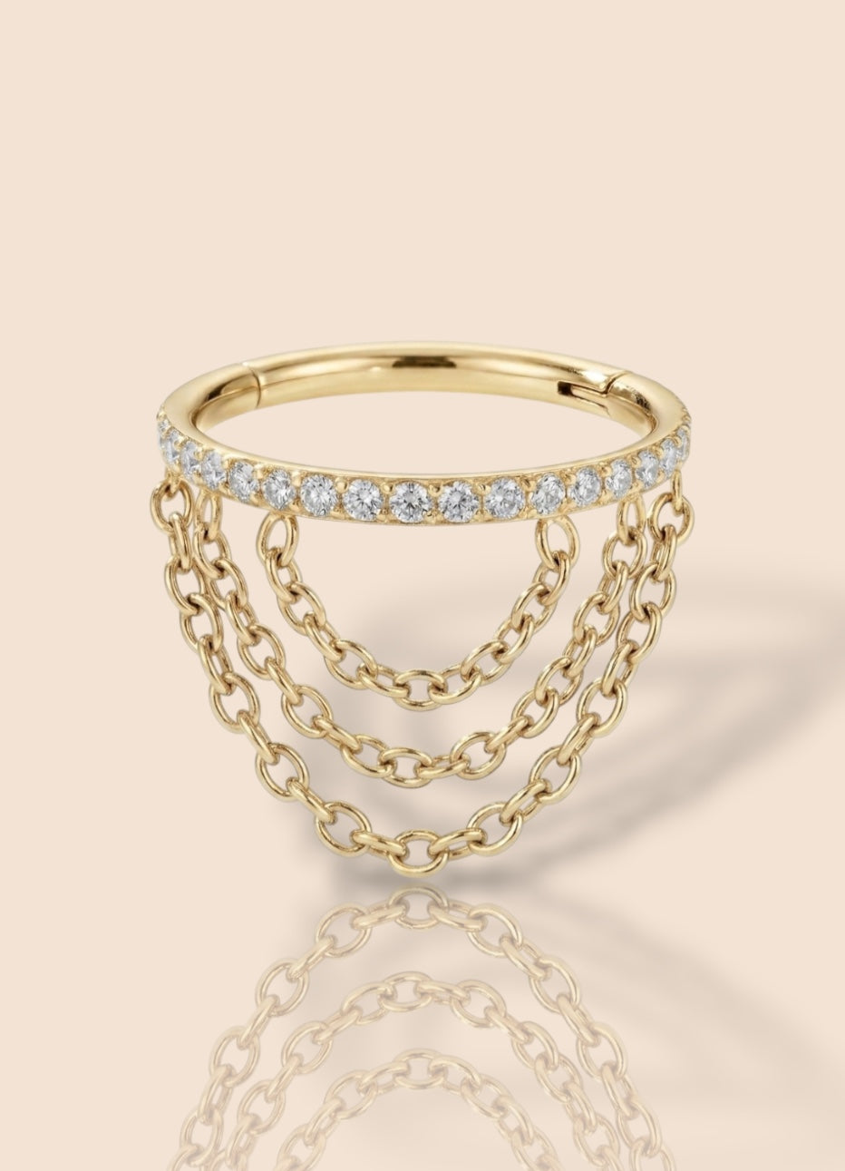 Triple Chain Drape